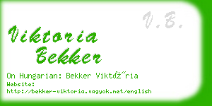 viktoria bekker business card